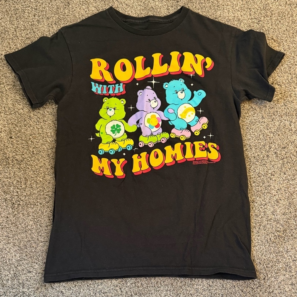 Rolling with my homies care bear shirt XS/S